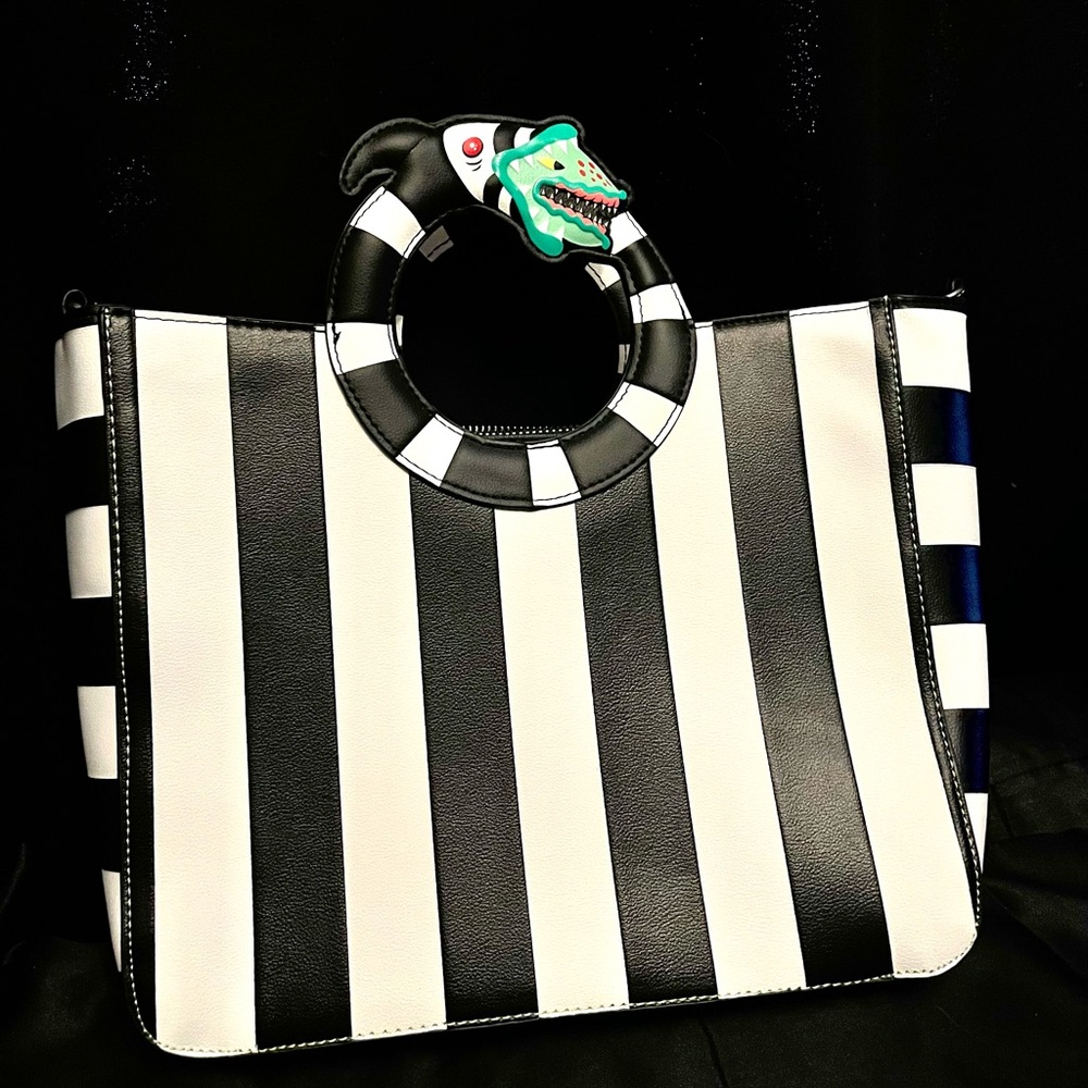 Lounglefly Beetlejuice Crossbody Purse